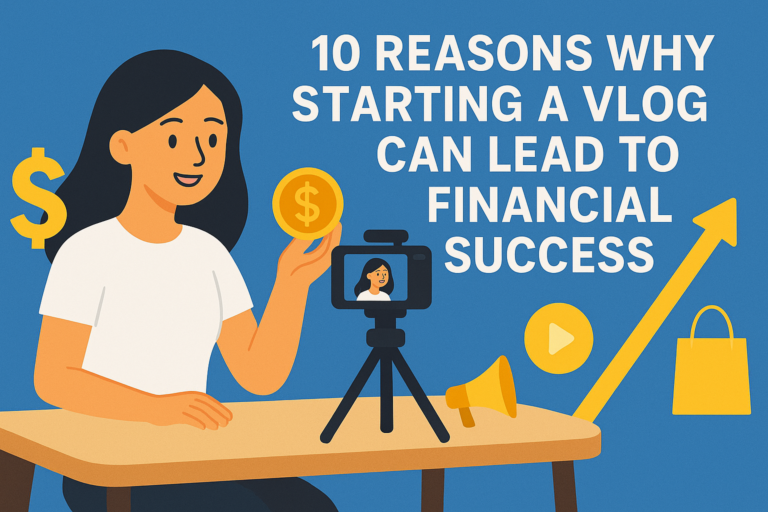 10 Reasons Why Starting a Vlog Can Lead to Financial Success